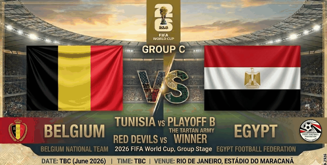 Belgium vs Egypt
